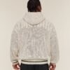 GYMSHARK COLLECTIVE CROCHET STYLE HOODIE – TINTED WHITE