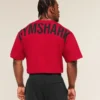 GYMSHARK POWER T-SHIRT – CONDITIONING RED