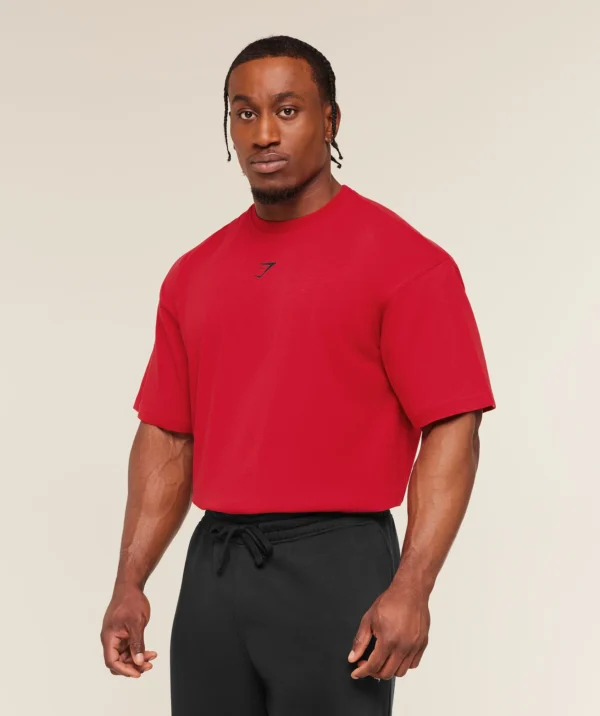 GYMSHARK POWER T-SHIRT – CONDITIONING RED