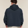 GYMSHARK RETRO COLLEGIATE GRAPHIC HOODIE – HEAVY BLUE