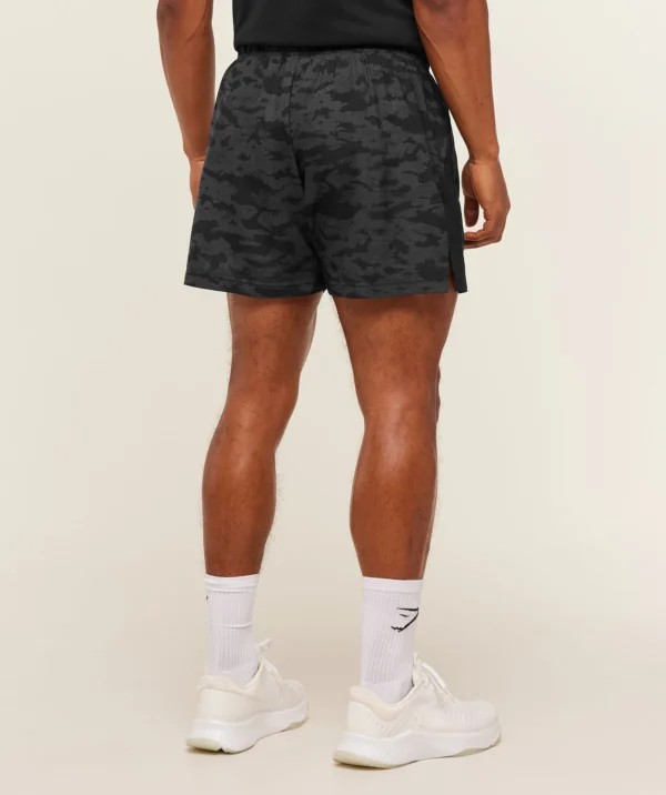 GYMSHARK SPORT 5" SHORTS – ONYX GREY/BLACK